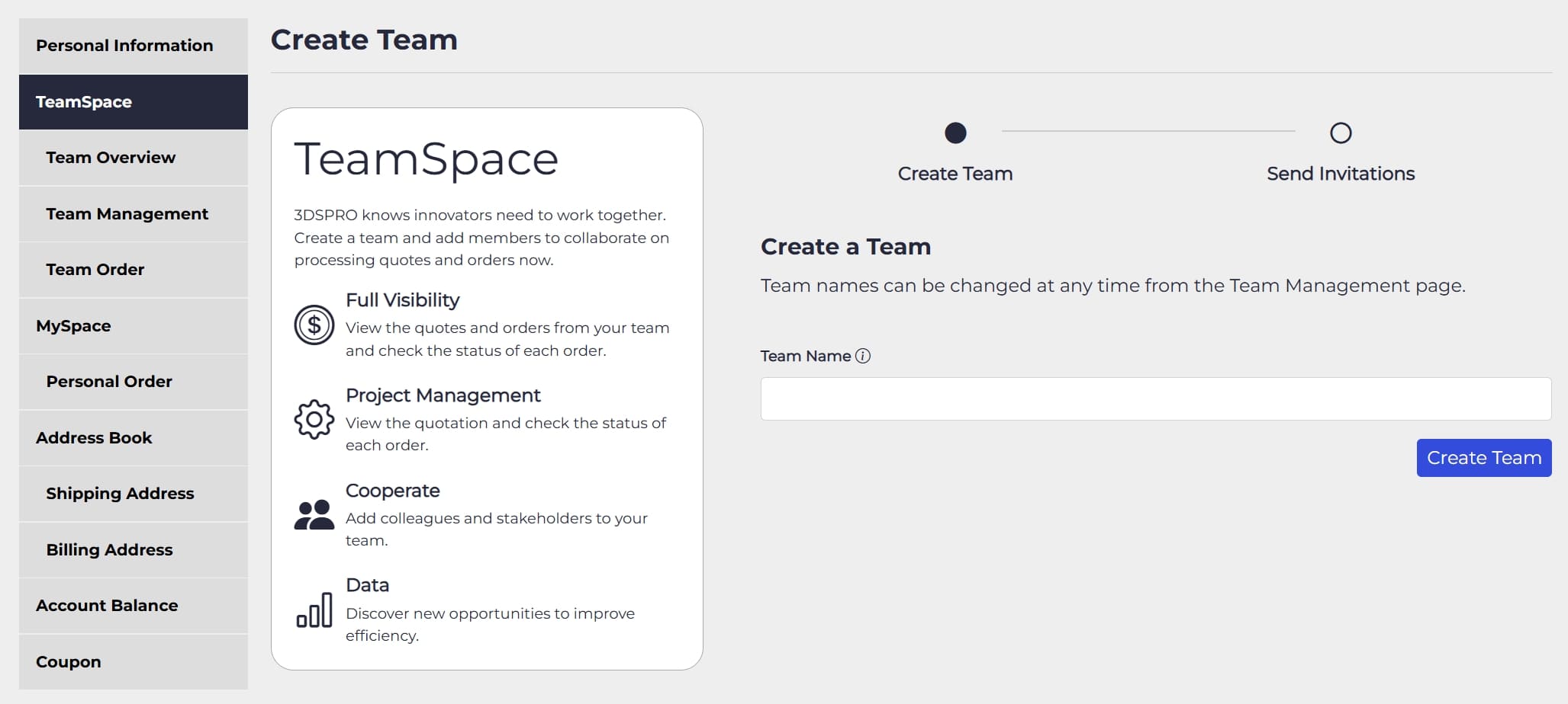 teamspace_create a team